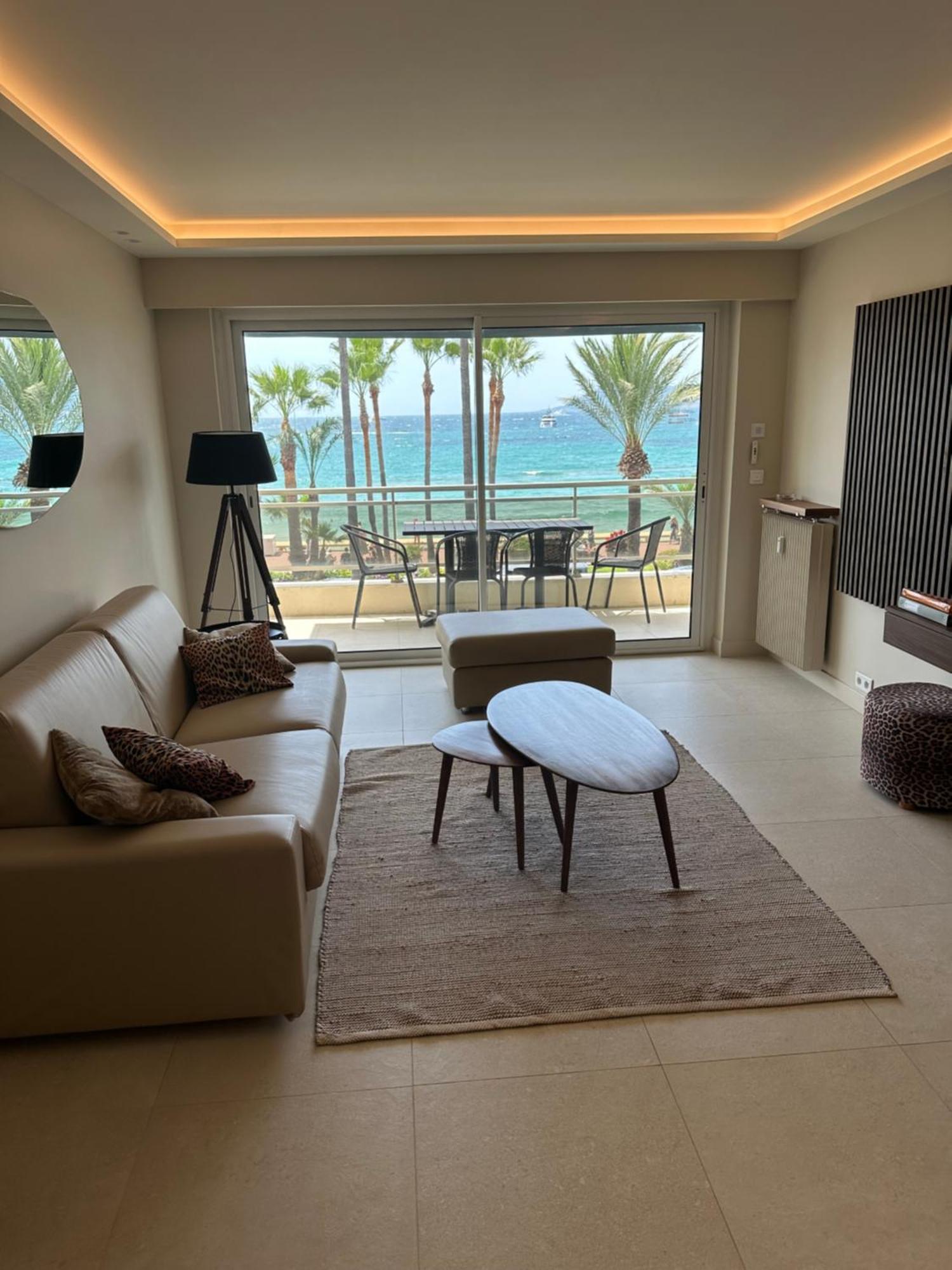 Appartement Rottaro Luxueux 2 Ch 2 Sdb Face A La Mer Кан Екстериор снимка